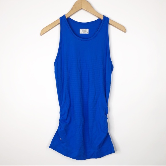 Athleta Blue Ruched Tank